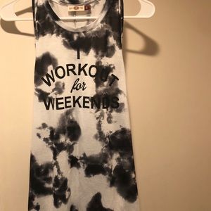 Two women’s workout tank tops